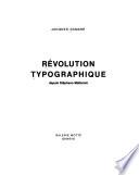 Révolution Typographique