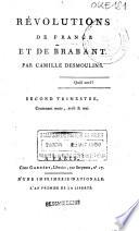 Révolutions de France et de Brabant