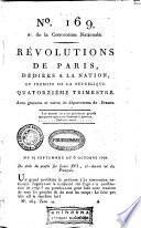 Révolutions De Paris, Dédiées A La Nation, An Premier De La République