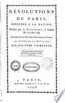 Révolutions de Paris, dédiées à la Nation