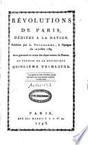 Révolutions de Paris