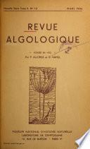 Revue Algologique