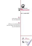 Revue Anthropologie des Connaissances, Vol. 1