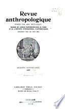 Revue anthropologique