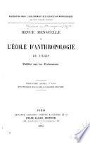 Revue anthropologique