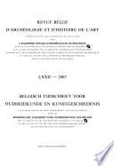 Revue belge d'archéologie et d'histoire de l'art