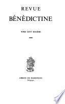 Revue bénédictine