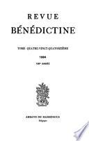 Revue bénédictine