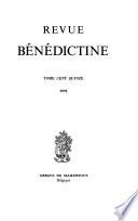 Revue bénédictine