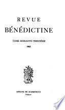 Revue bénédictine