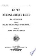Revue bibliographique belge