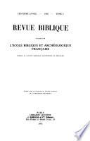 Revue biblique