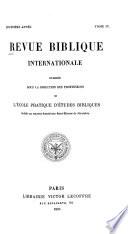 Revue biblique internationale