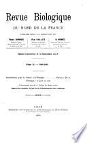 Revue biologique du nord de la France