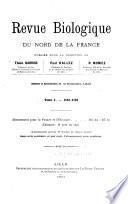 Revue biologique du nord de la France