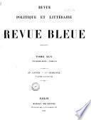 Revue bleue politique et littéraire