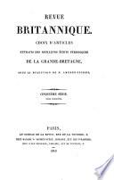 Revue britannique ou choix d'articles traduits des meilleurs écrits périodiques de la Grande-Bretagne