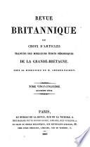 Revue britannique, ou, Choix d'articles traduits des meilleurs écrits périodiques de la Grande-Bretagne