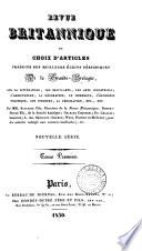 Revue britannique, publ. par mm. Saulnier fils et P. Dondey-Dupré