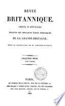 Revue britannique, publ. par mm. Saulnier fils et P. Dondey-Dupré