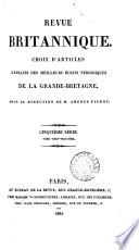Revue britannique, publ. par mm. Saulnier fils et P. Dondey-Dupré