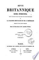 Revue Britannique Recueil Interational 