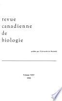 Revue canadienne de biologie