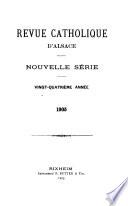 Revue catholique d'Alsace