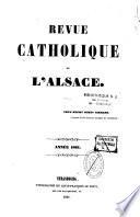 Revue catholique de l'Alsace