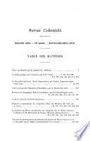 Revue coloniale
