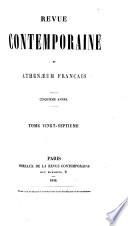 Revue contemporaine et Athenaeum français