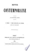 Revue contemporaine