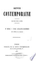 REVUE CONTEMPORAINE