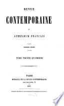 Revue contemporaine