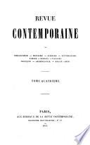 Revue contemporaine
