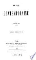Revue contemporaine