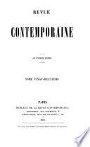 Revue contemporaine