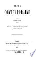 Revue contemporaine