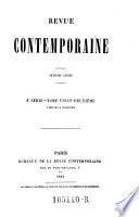 Revue contemporaine