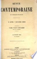 Revue contemporaine