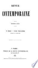 Revue contemporaine