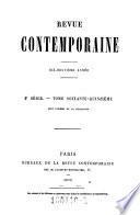 Revue contemporaine