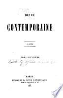 Revue contemporaine