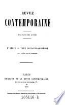 Revue contemporaine