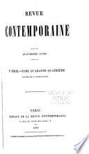 Revue contemporaine