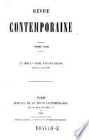 Revue contemporaine
