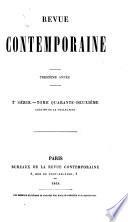 Revue contemporaine