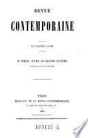 Revue contemporaine