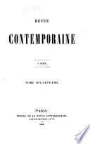 Revue contemporaine