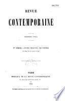 Revue contemporaine (Paris. 1858)